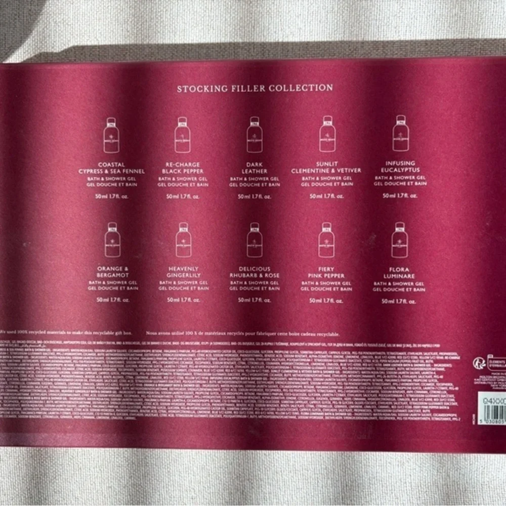Molton Brown London Stocking Filler Gift‎ Set – 10x50 ml Bath & Shower Gels